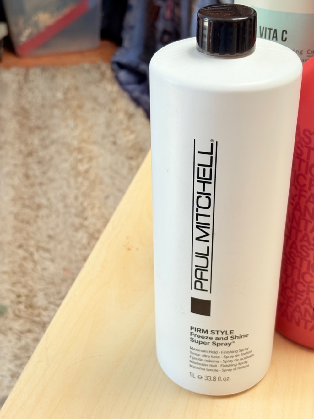 Paul Mitchell White Firm Style Freeze & Shine Spray Bottle